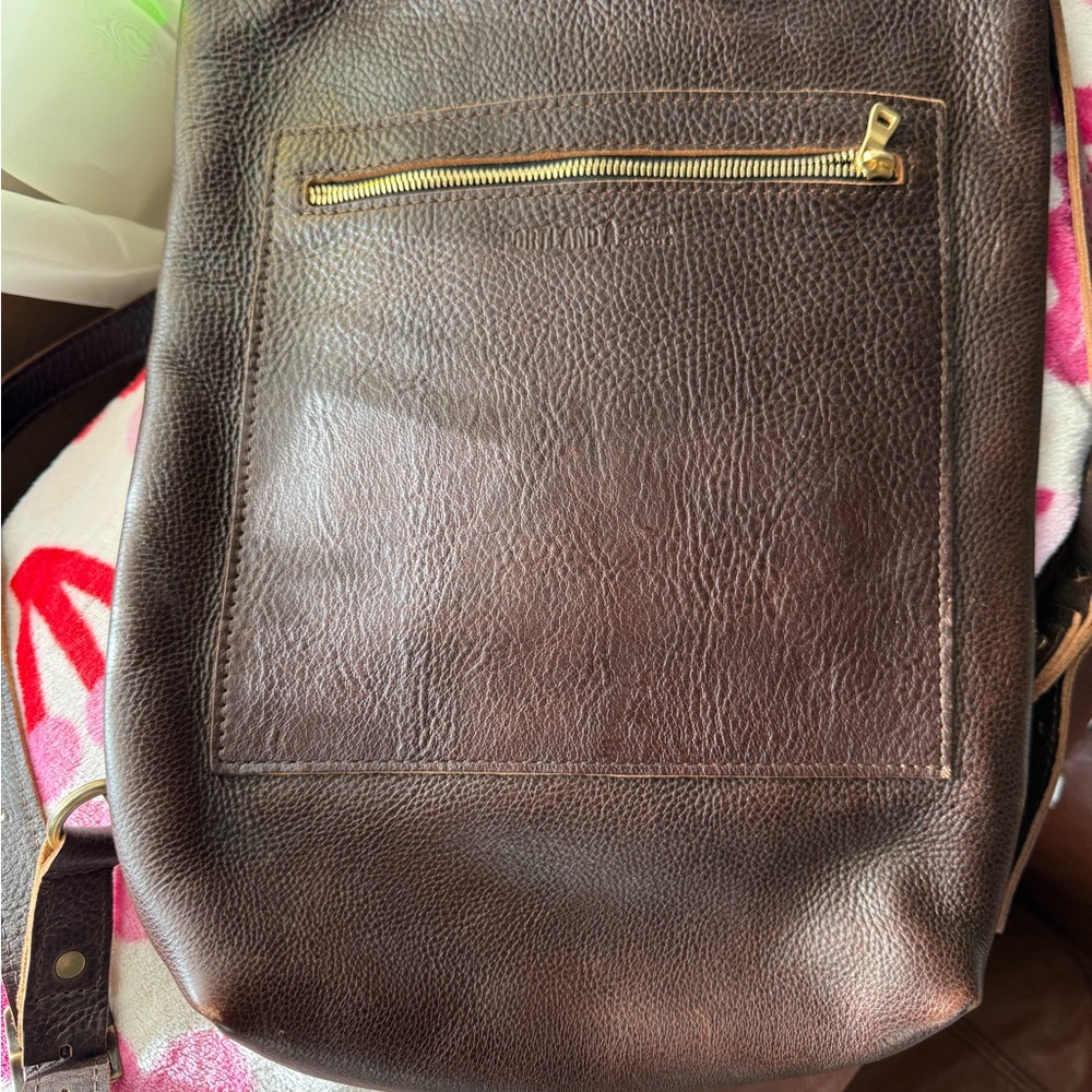 Portland Leather Cold Brew Laptop bag